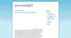 Desktop Screenshot of pennyweightnow.blogspot.com