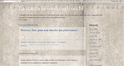 Desktop Screenshot of lastanzainfondoagliocchi.blogspot.com