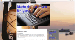 Desktop Screenshot of diariojovenreligiosa.blogspot.com