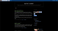 Desktop Screenshot of kathy-kirby.blogspot.com