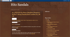 Desktop Screenshot of hitz-sandals.blogspot.com