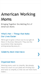 Mobile Screenshot of americanworkingmoms.blogspot.com