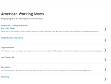 Tablet Screenshot of americanworkingmoms.blogspot.com