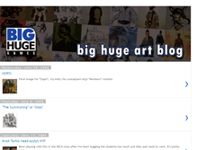 Tablet Screenshot of bighugeartblog.blogspot.com