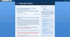 Desktop Screenshot of erikaec.blogspot.com
