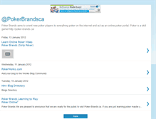 Tablet Screenshot of pokerbrands.blogspot.com