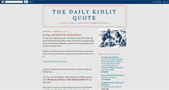 Desktop Screenshot of kidlitquotes.blogspot.com