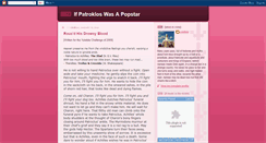 Desktop Screenshot of popstarpatroklos.blogspot.com