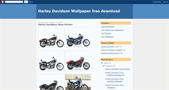 Desktop Screenshot of harley-davidson-wallpaper.blogspot.com