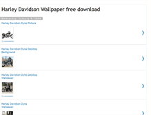 Tablet Screenshot of harley-davidson-wallpaper.blogspot.com