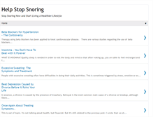 Tablet Screenshot of help-stop-snoring-now.blogspot.com