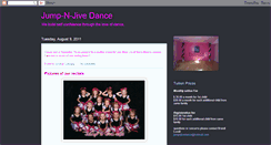 Desktop Screenshot of jumpnjivedance.blogspot.com