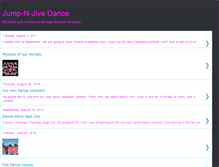 Tablet Screenshot of jumpnjivedance.blogspot.com