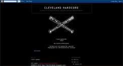 Desktop Screenshot of clevelandhardcore.blogspot.com