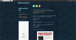 Desktop Screenshot of metalchicks.blogspot.com