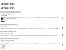 Tablet Screenshot of metalchicks.blogspot.com
