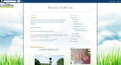Desktop Screenshot of maggifamilia84.blogspot.com