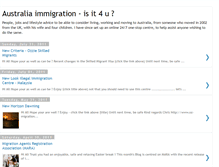 Tablet Screenshot of myaustralia-immigration.blogspot.com