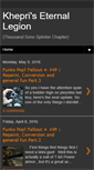 Mobile Screenshot of eternal-legion.blogspot.com