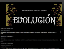 Tablet Screenshot of evolucionrevista.blogspot.com
