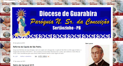 Desktop Screenshot of paroquiansradaconceicao.blogspot.com