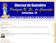 Tablet Screenshot of paroquiansradaconceicao.blogspot.com