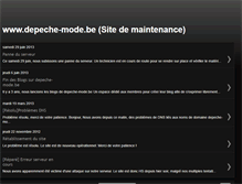 Tablet Screenshot of depeche-modebe.blogspot.com