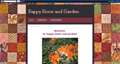 Desktop Screenshot of happyhomeandgarden.blogspot.com