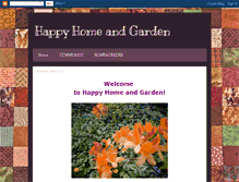 Tablet Screenshot of happyhomeandgarden.blogspot.com