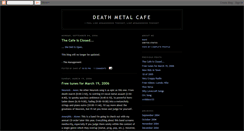 Desktop Screenshot of deathmetalcafe.blogspot.com