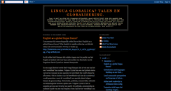 Desktop Screenshot of linguaglobalica.blogspot.com