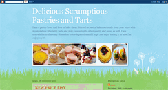 Desktop Screenshot of mydeliciouspastries.blogspot.com