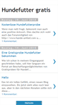 Mobile Screenshot of hundefuttergratis.blogspot.com