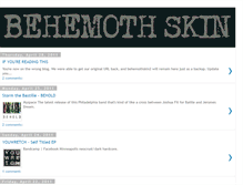 Tablet Screenshot of behemothskin2.blogspot.com