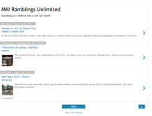 Tablet Screenshot of mki-ramblings.blogspot.com