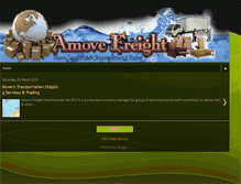 Tablet Screenshot of amovefreight.blogspot.com