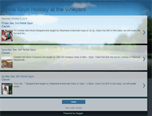 Tablet Screenshot of homespunholidayatthevineyard.blogspot.com