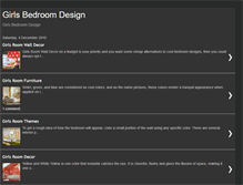 Tablet Screenshot of girlbedroomdesign.blogspot.com
