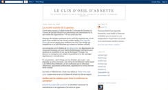 Desktop Screenshot of clindoeilannette.blogspot.com