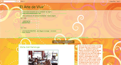 Desktop Screenshot of joan-elartedevivir.blogspot.com