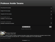 Tablet Screenshot of professoraroldotavares.blogspot.com