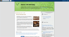 Desktop Screenshot of district100watchdog.blogspot.com