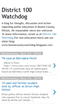 Mobile Screenshot of district100watchdog.blogspot.com