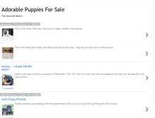 Tablet Screenshot of cutepuppiesforsale.blogspot.com