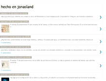 Tablet Screenshot of jonasland.blogspot.com