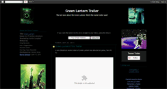 Desktop Screenshot of green-lantern-trailer.blogspot.com