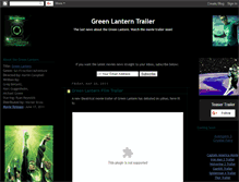 Tablet Screenshot of green-lantern-trailer.blogspot.com