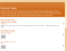 Tablet Screenshot of kidstoteens.blogspot.com