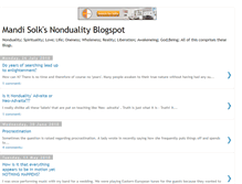 Tablet Screenshot of nonduality-mandi.blogspot.com