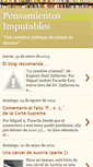 Mobile Screenshot of pensamientos-imputables.blogspot.com